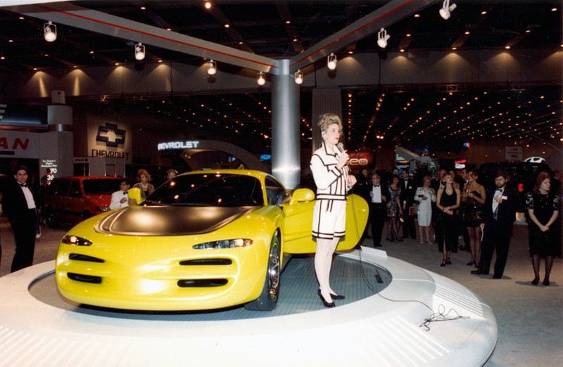 Illustration for article titled This Is How Ridiculous The Detroit Auto Show Will Look In 25 Years